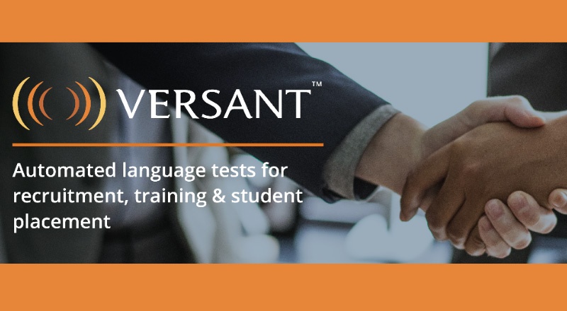 Pearson Unveils New Versant English Test Hirepro