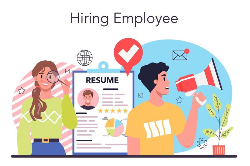 Human Resources Concept Idea Recruitment Job Management Personnel Planning Management Hr Manager Hiring People Flat Vector Illustration 613284 1238