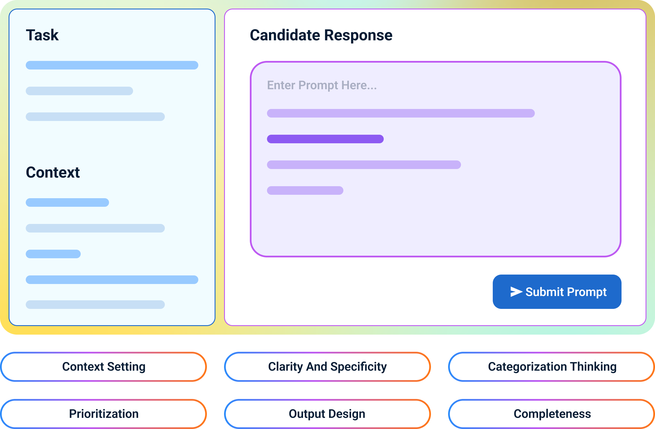 Prompt Engineering Assessment Interface
